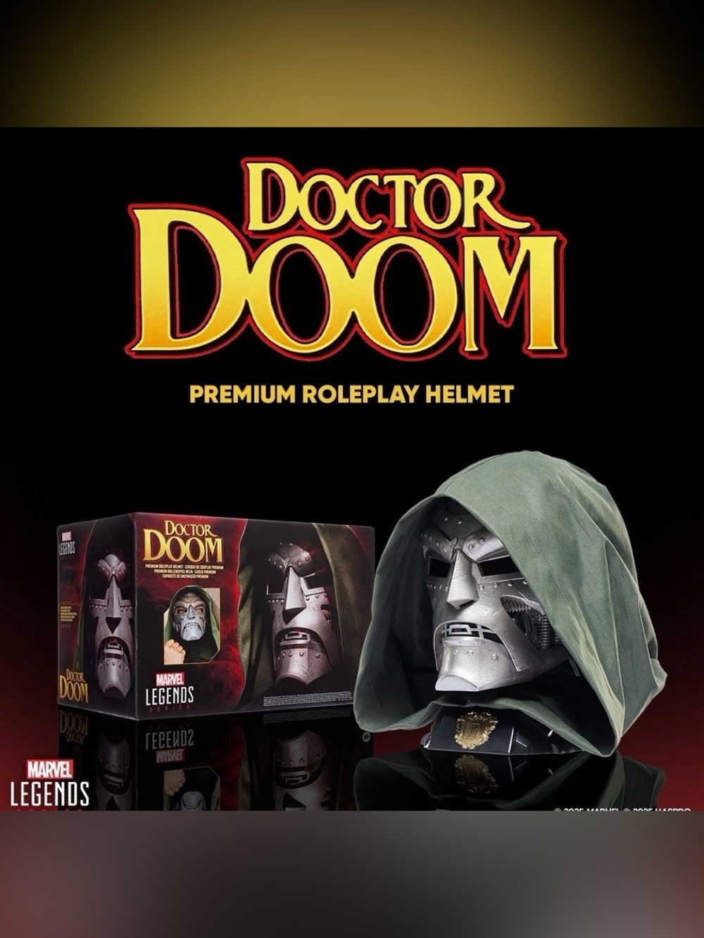 Marvel Legends Series Doctor Doom Helmet Avengers Doomsday